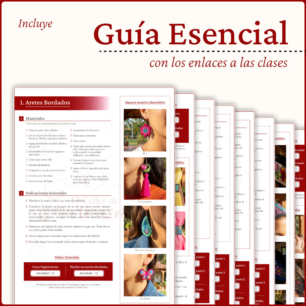 Colección de Patrones: Accesorios Bordados