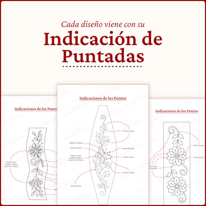 Colección de Patrones: Accesorios Bordados