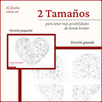Corazón Floral para Mamá