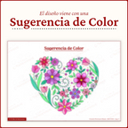 Corazón Floral para Mamá