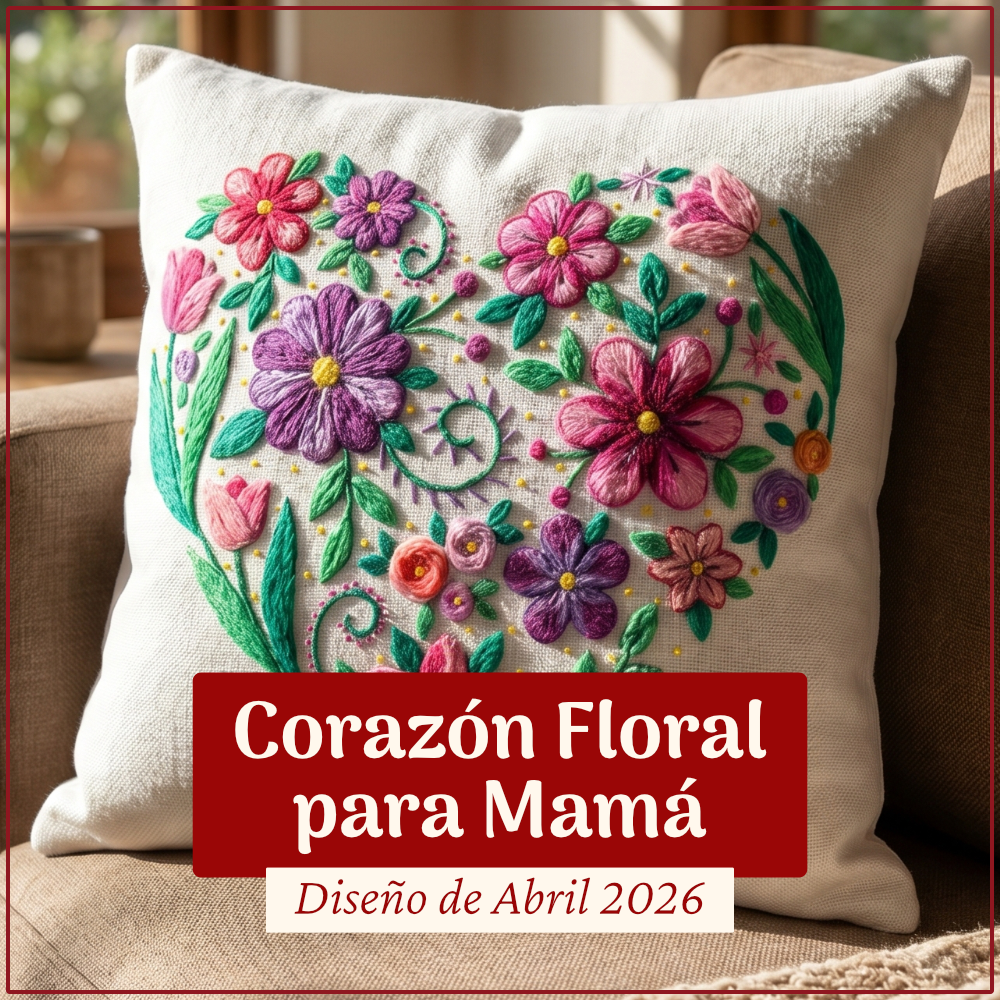 Corazón Floral para Mamá