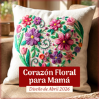 Corazón Floral para Mamá