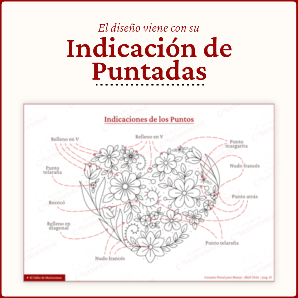Corazón Floral para Mamá